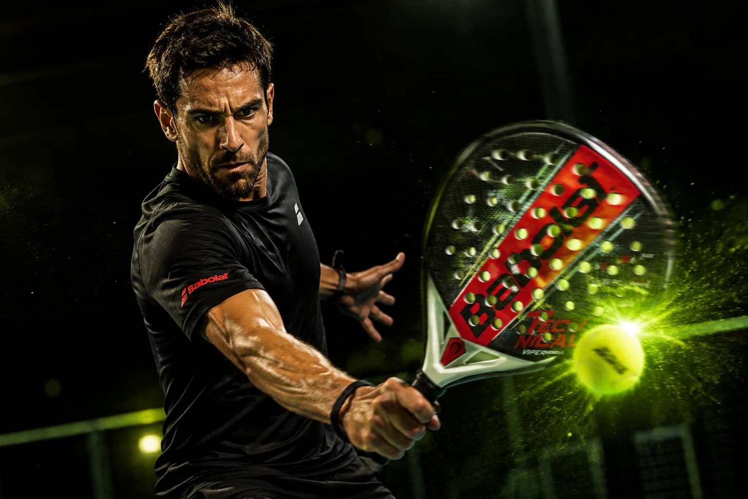 Babolat Technical Viper 3.0 padelracket met krachtige actie en neon impact