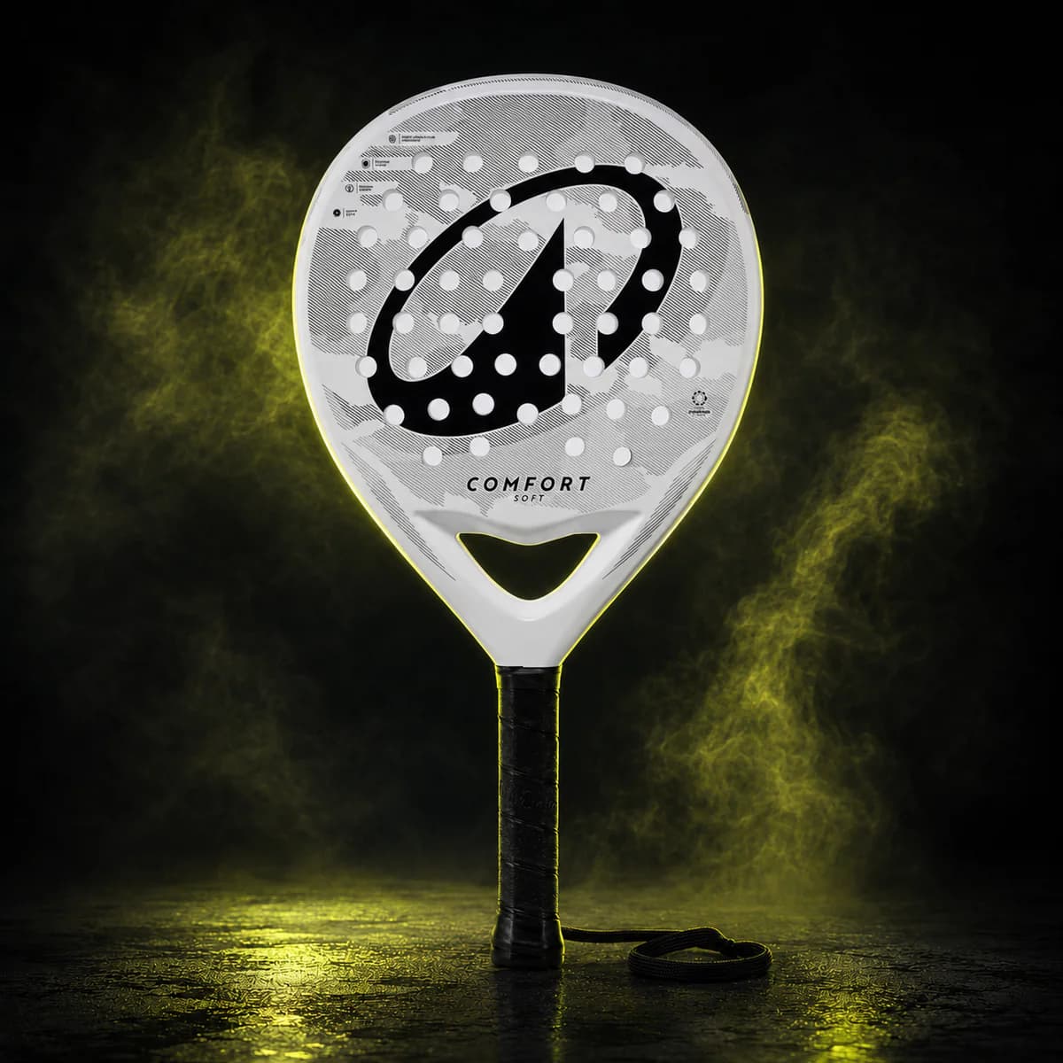 Kuikma PR Comfort Soft padelracket tijdens de persoonlijke review door beginner Ryan