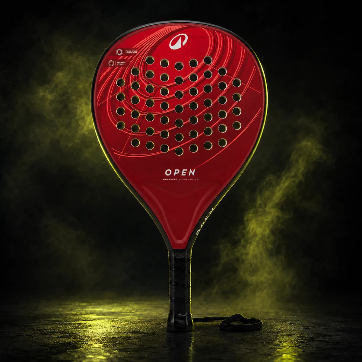 Kuikma PR Open Rood padelracket tijdens de persoonlijke review door beginner Ryan