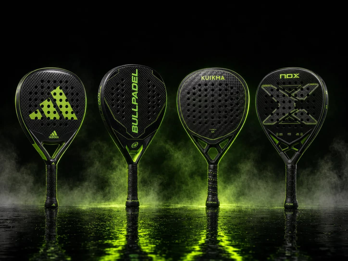 Adidas, Bullpadel, Kuikma en Nox als topkeuzes in de koopgids beste padelrackets onder €200